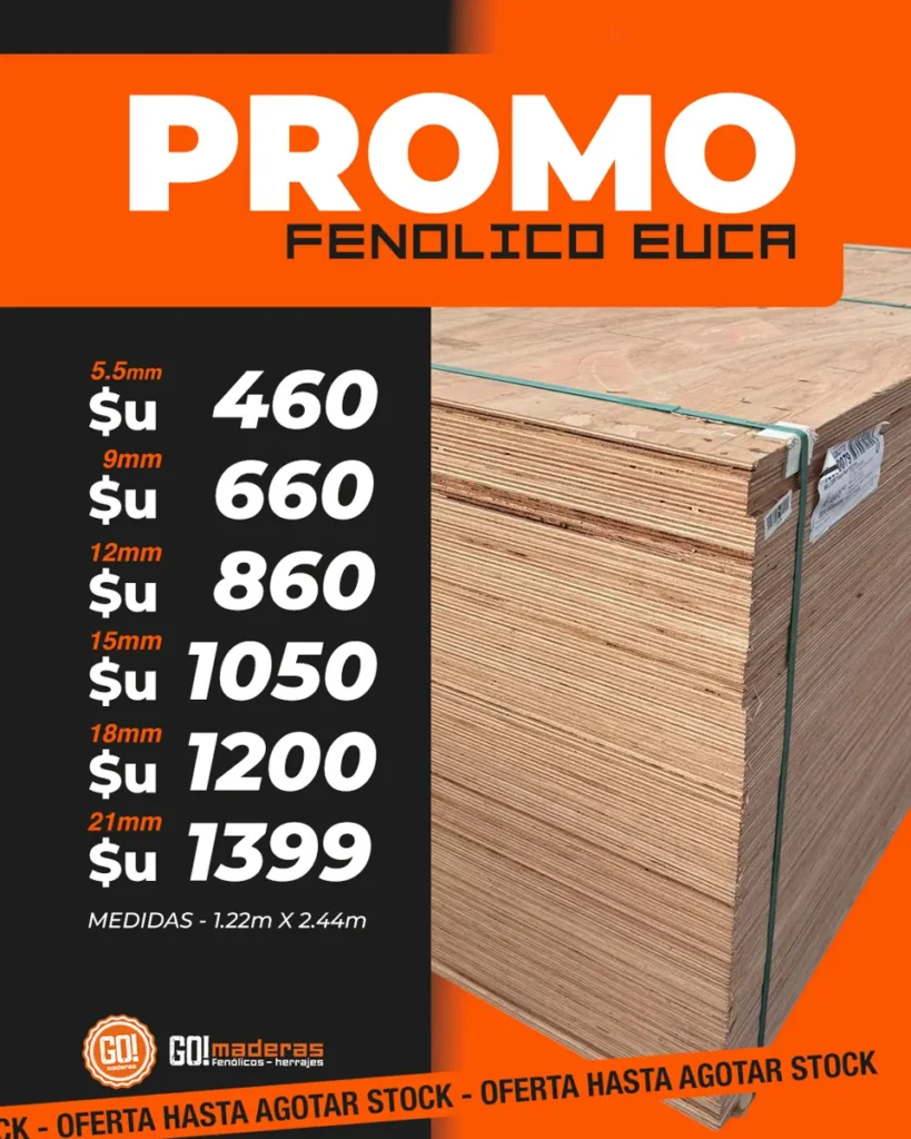 Oferta vigente de Go! Maderas